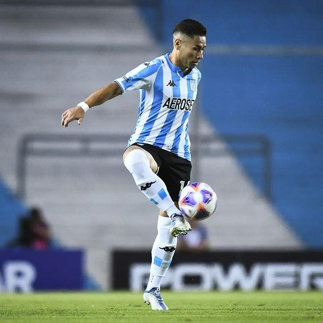 Oscar Opazo anotó su primer gol con la camiseta de Racing Club. / Foto: Racing Club