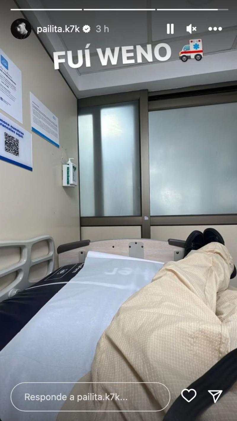 Pailita preocupó a sus seguidores por historia en el hospital. Foto: Instagram