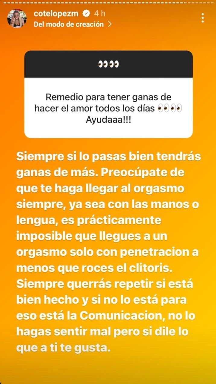 Coté López en su Instagram.