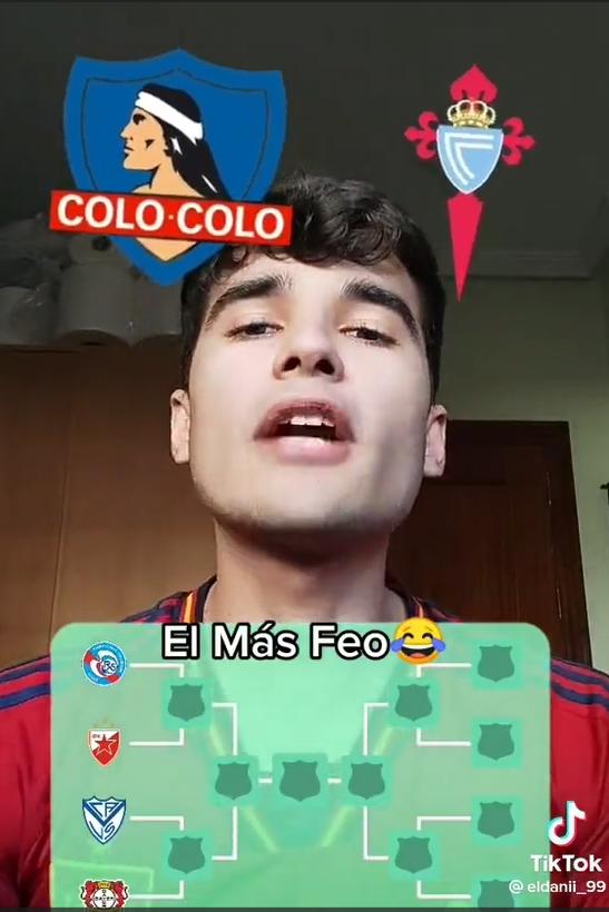 El escudo de Colo Colo también apareció en el challenge, pero fue el de la U el que ganó.