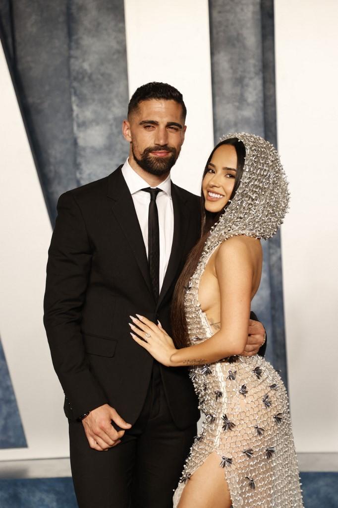 AFP - Sebastián Lletget y Becky G