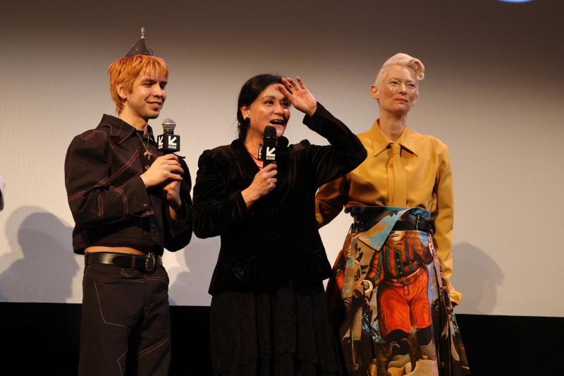 AFP - Catalina Saavedra junto a Tilda Swinton