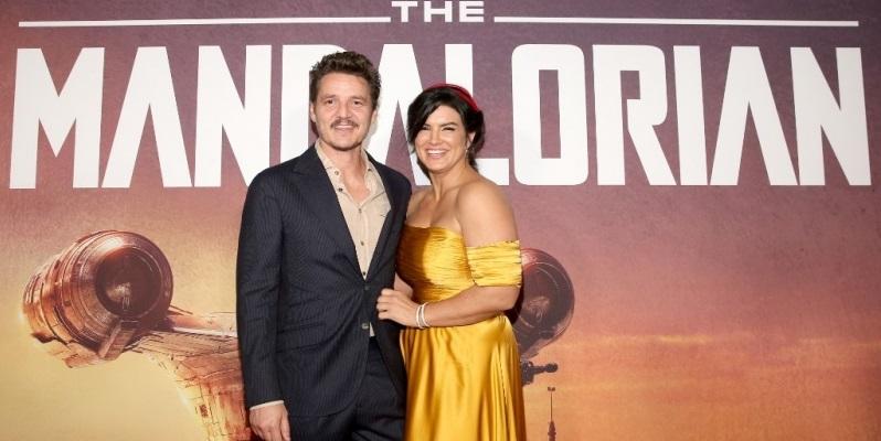 AFP - Gina Carano y Pedro Pascal