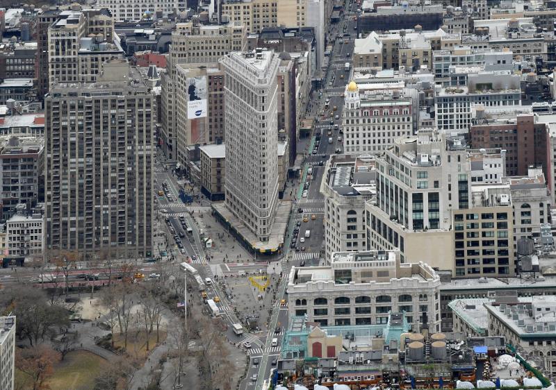 AFP - Emblemático edificio Flatiron en Nueva York