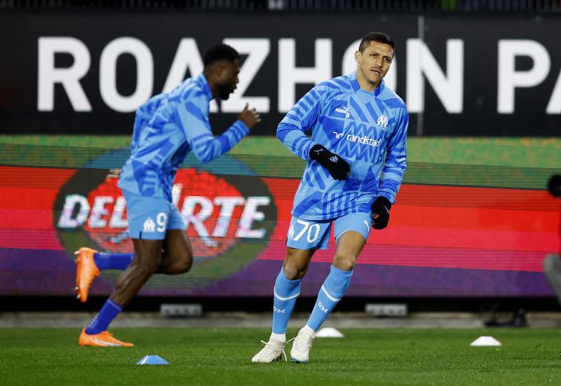 Alexis Sánchez con el Marsella, Reuters.