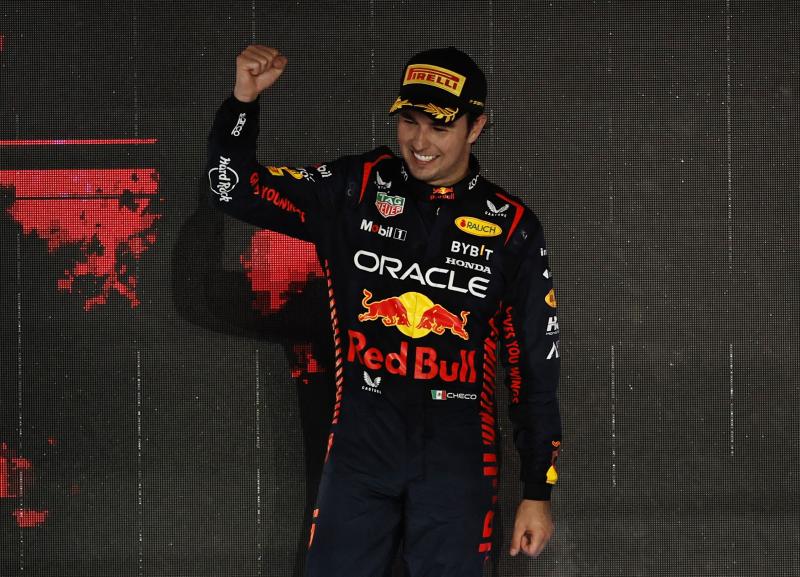 Checo Pérez se quedó con el Gran Premio de Arabia Saudita. / Reuters