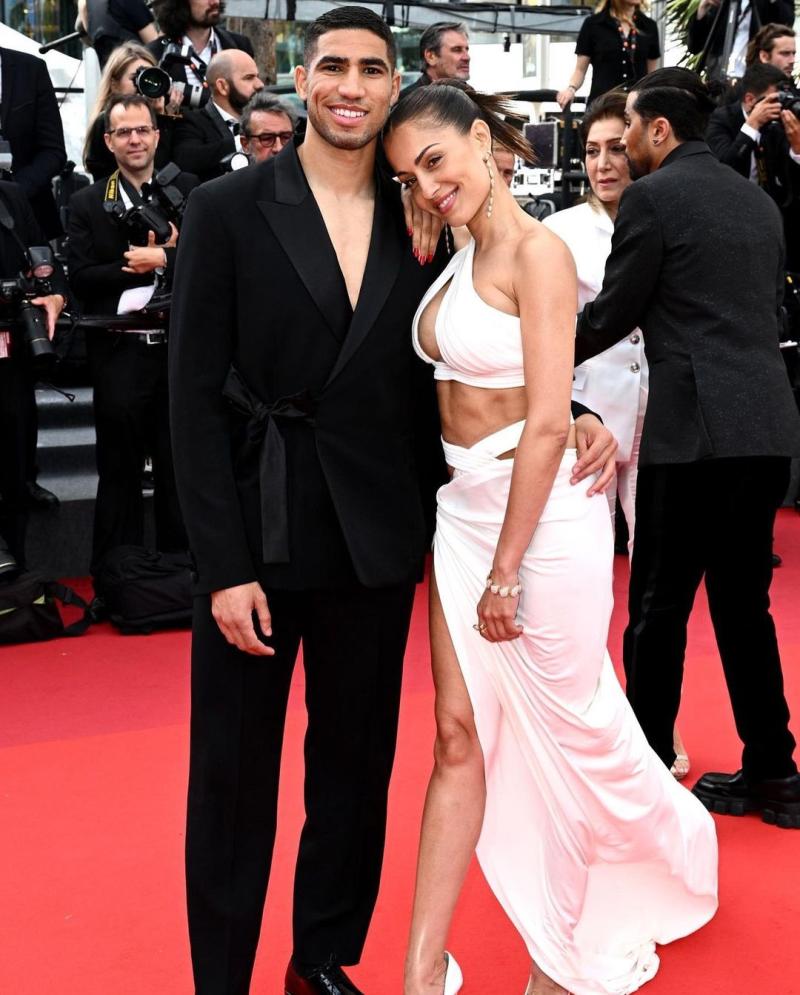 Hiba Abouk y Achraf Hakimi cuando todavía estaban juntos como pareja - Instagram