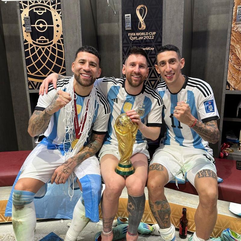 Nicolás Otamendi en Catar - Instagram