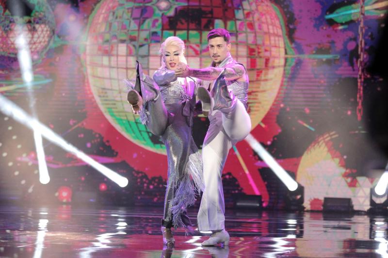 Nicole Gaultier y Felipe Román en 'Aquí se baila'