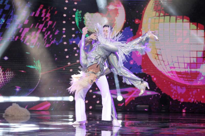 Nicole Gaultier y Felipe Román en 'Aquí se baila'