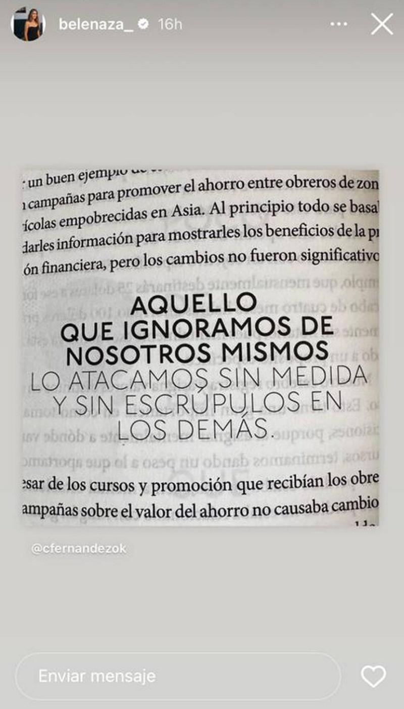 Instagram - Storie de Belén Mora