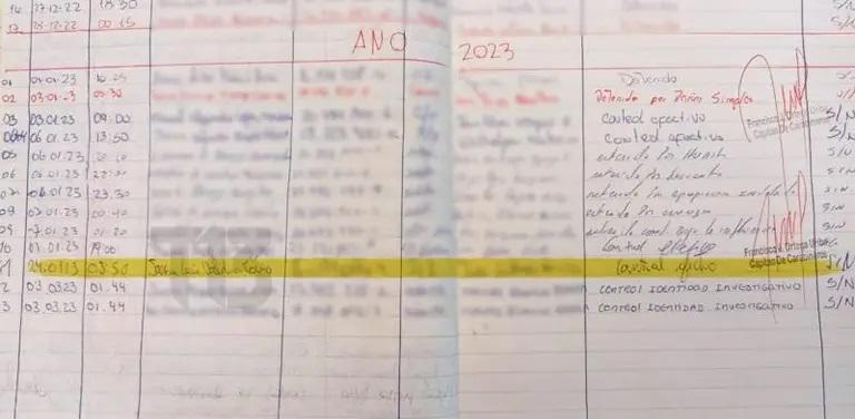 El documento que contradice a Jorge Valdivia.