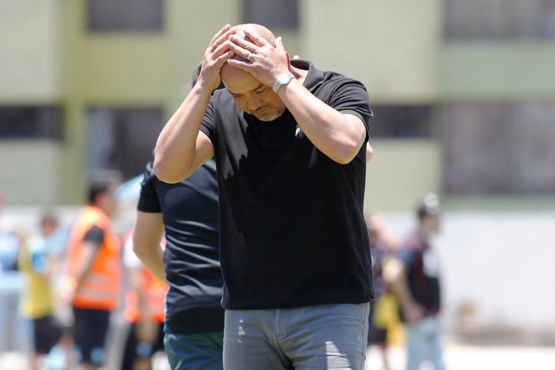 Luis Musrri fue despedido de San Antonio Unido. Imagen: Photosport.