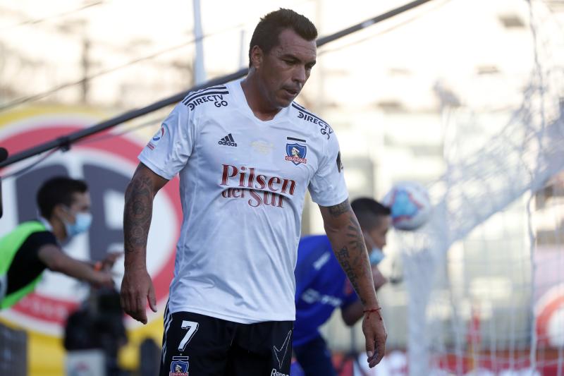 Esteban Paredes se prepara para su despedida en un estadio Monumental que estará repleto. (Photosport)