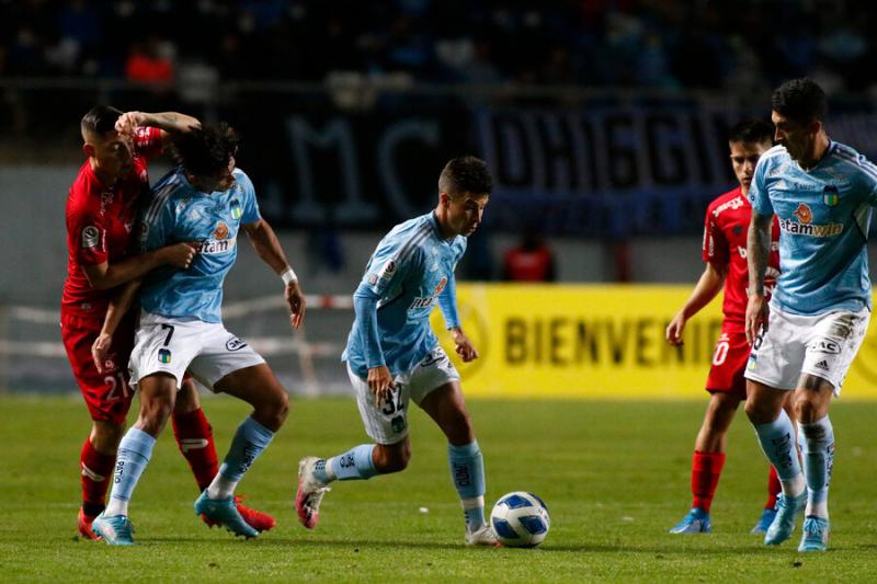 Ñublense se mide ante O'Higgins por la fecha 4 del Campeonato Nacional 2023. Crédito: Photosport.