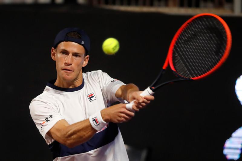 Diego Schwartzman perdió ante Nicolás Jarry en el ATP Chile Open. Imagen: Photosport.