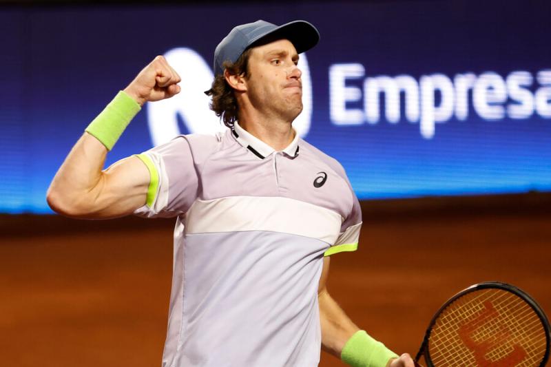 Nicolás Jarry fue campeón del ATP de Santiago. Imagen: Photosport.