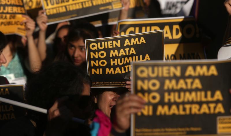 AFP - Manifestaciones feministas en Chile
