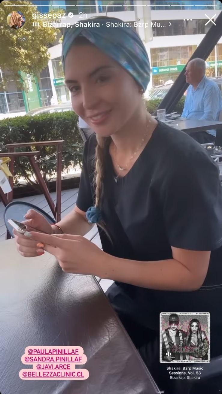 Gissella Gallardo registró íntimo almuerzo con hermanas de Mauricio Pinilla (@gissepaz)