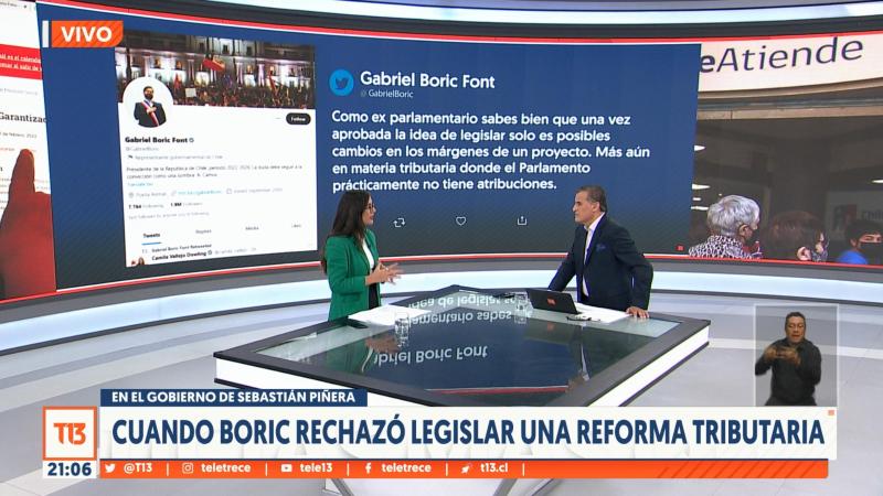 T13 - Ministra vocera de Gobierno, Camila Vallejo