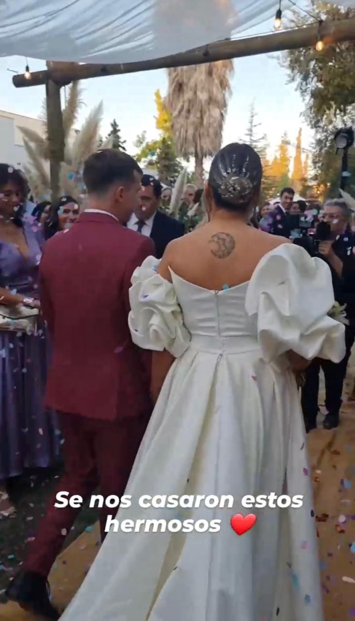 Hijo de Macarema Tondreau se casó con su novia Valentina