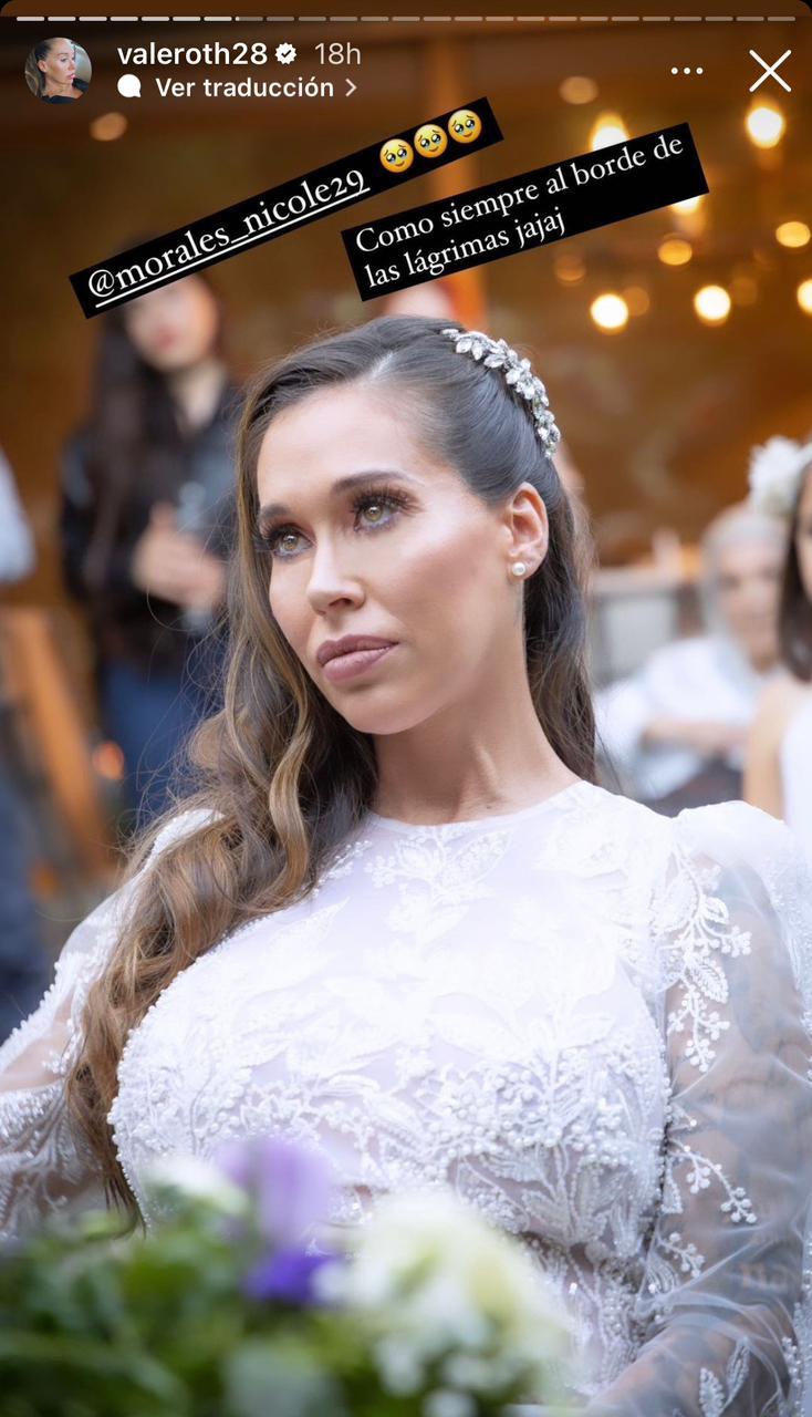 Instagram - Valentina Roth y Miguel de la Fuente en su boda