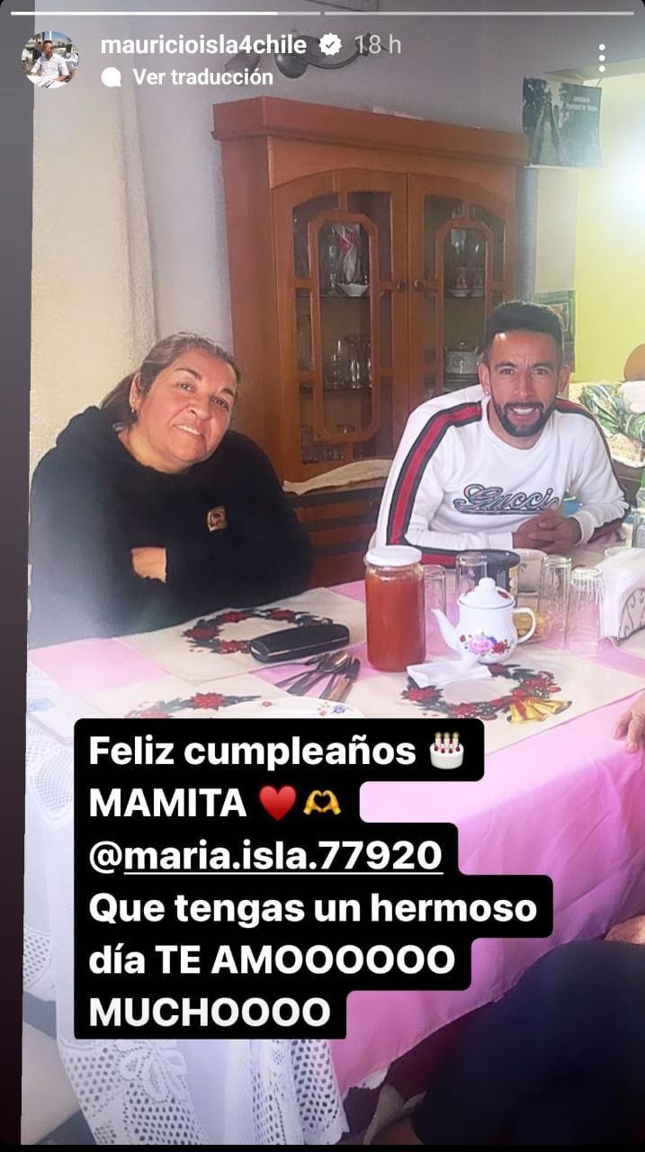 Mauricio Isla (Vía Instagram)