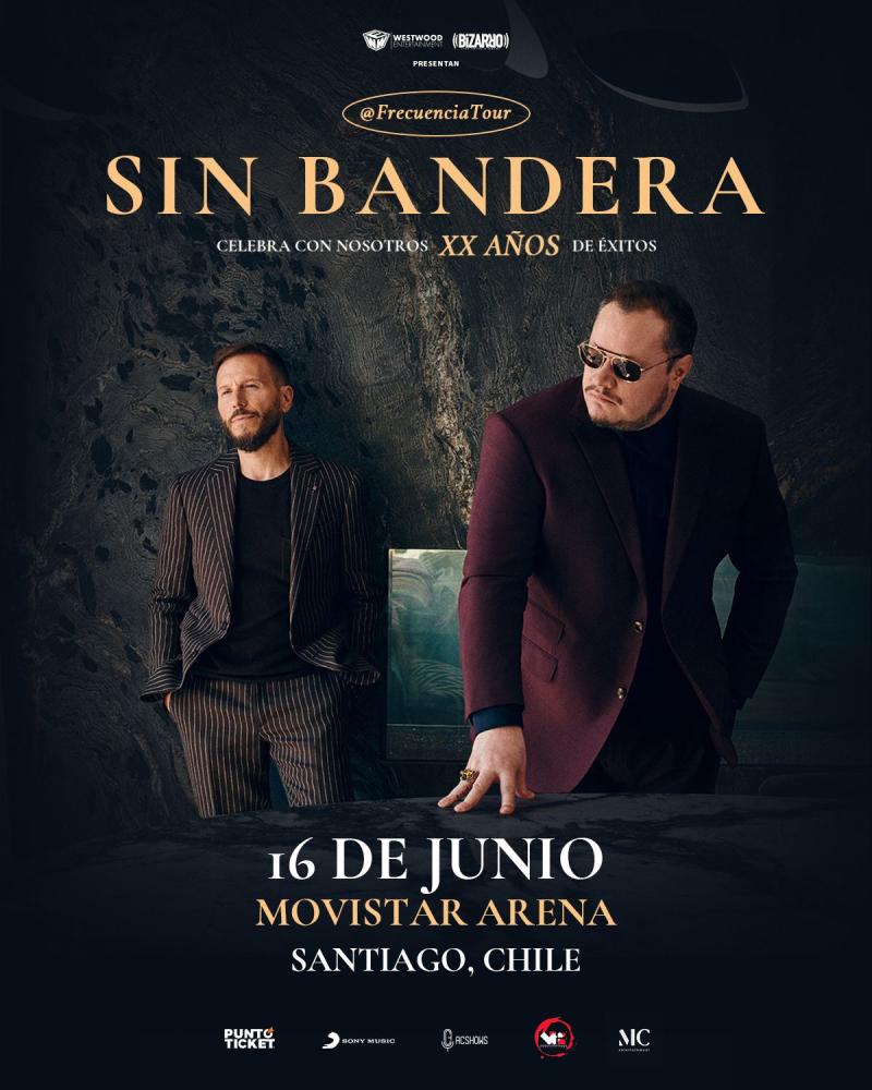 Bizarro - Sin Bandera próximamente en el Movistar Arena.