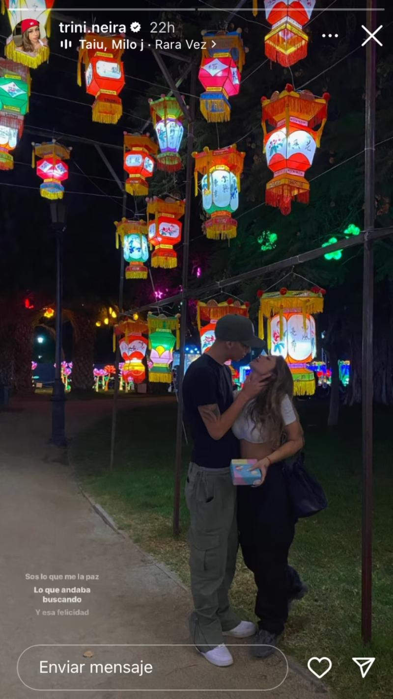 Trini Neira respondió con tierna fotografía de ambos. / Foto: Instagram