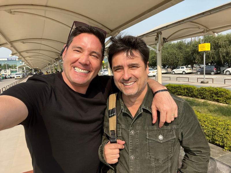 Canal 13 - Pancho Saavedra y Jorge Zabaleta en "Socios por el mundo"