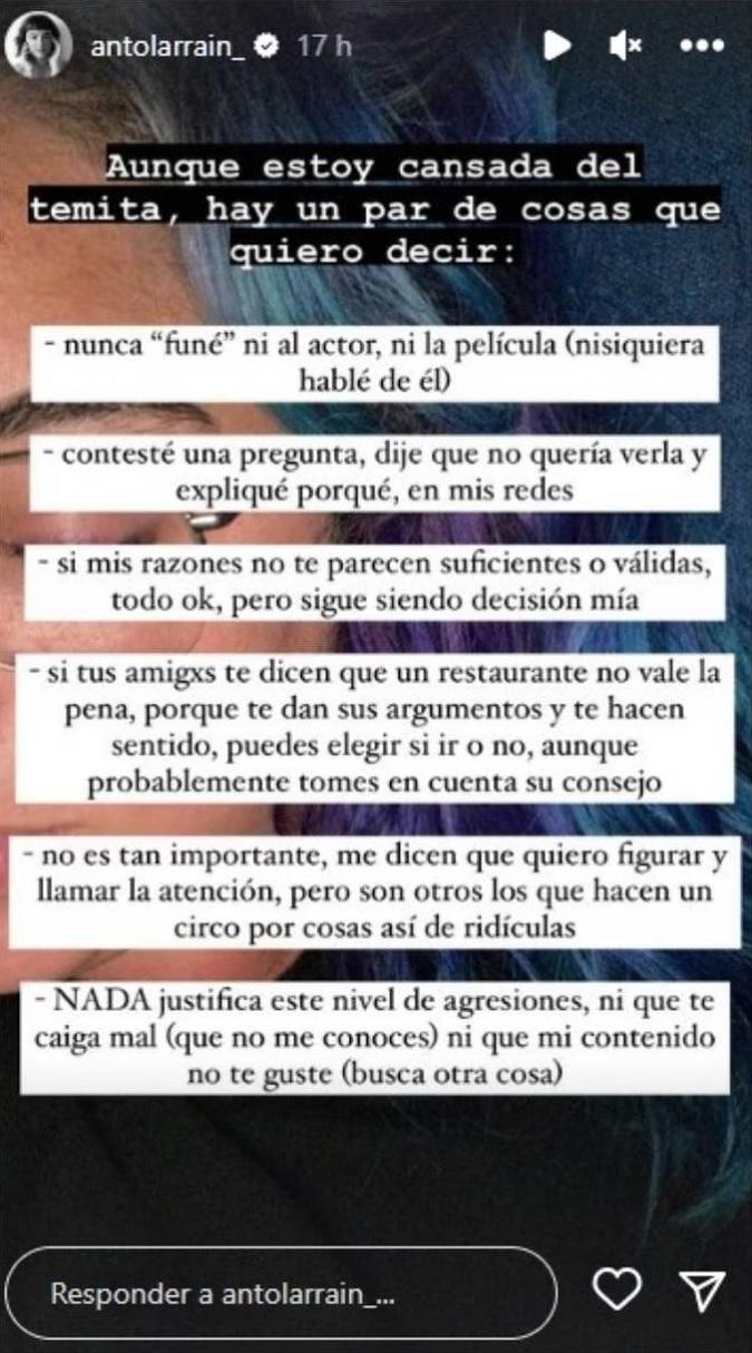 Instagram - Storie de Anto Larraín