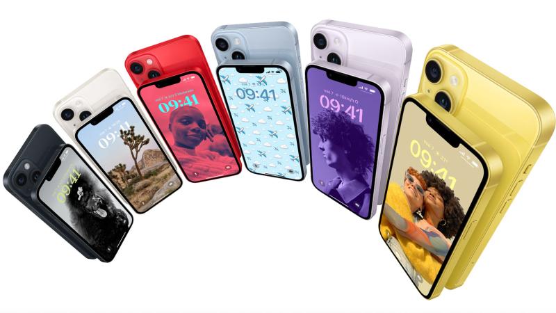 Modelos de iPhone 14. Foto: Apple