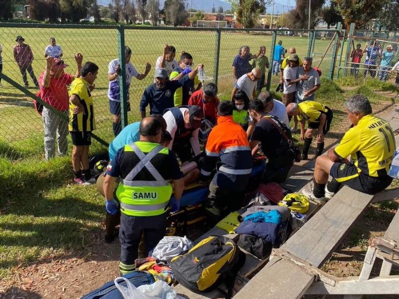 El personal médico actuó de inmediato en Melipilla - Agencia UNO