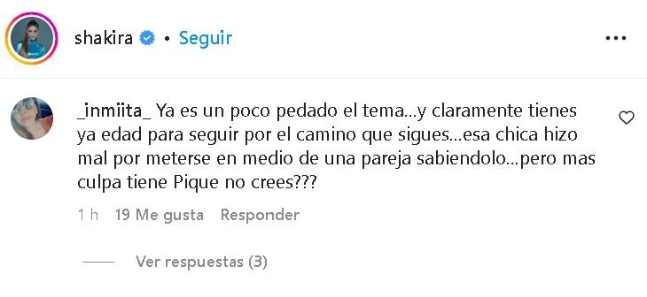 Captura Instagram Shakira
