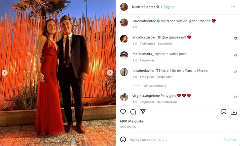 Instagram - Laura de la Fuente con misterioso galán en boda de su prima