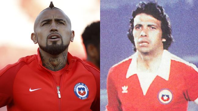 Arturo Vidal y Elías Figueroa