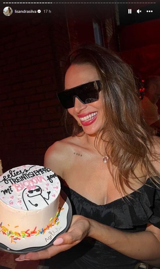 Instagram - Lisandra Silva celebrando su cumpleaños