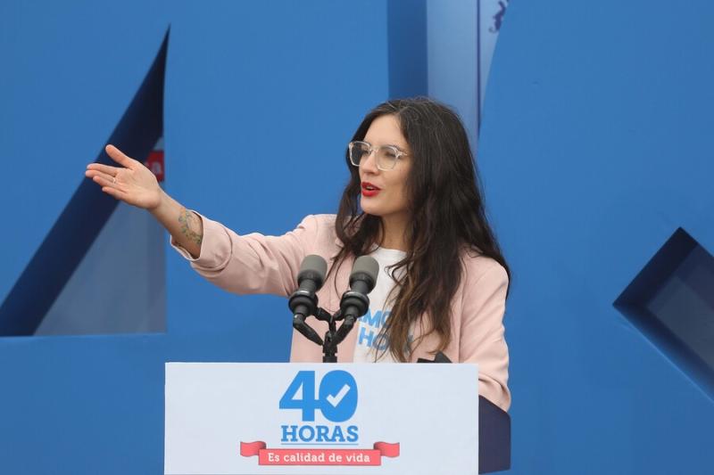 Agencia Uno - Vocera de Gobierno, Camila Vallejo, una de las impulsoras de las 40 Horas