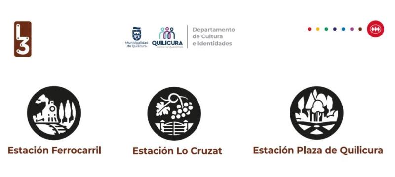 Pictogramas de nuevas estaciones de Metro
