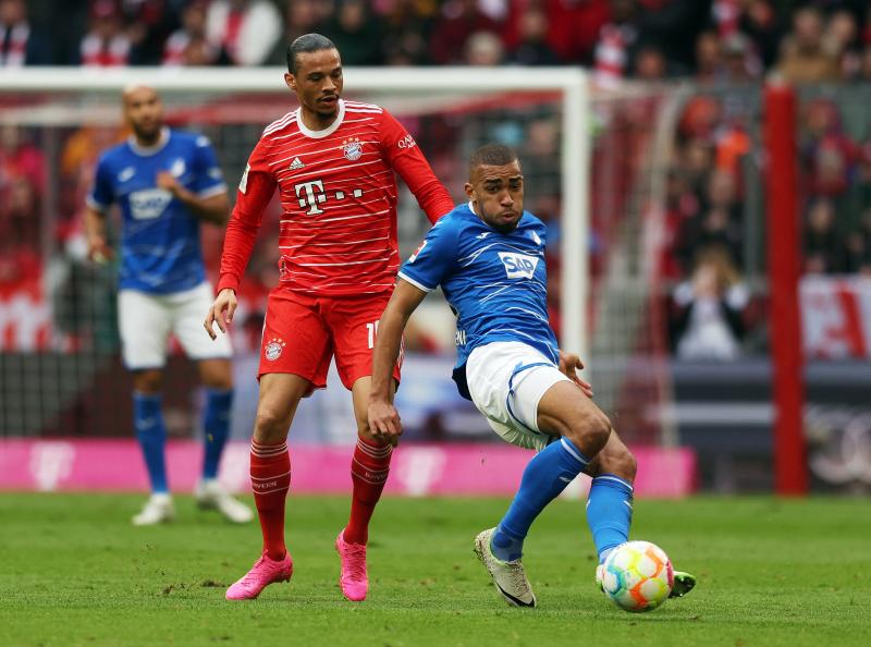 Leroy Sané en el partido contra Hoffenheim (Reuters)