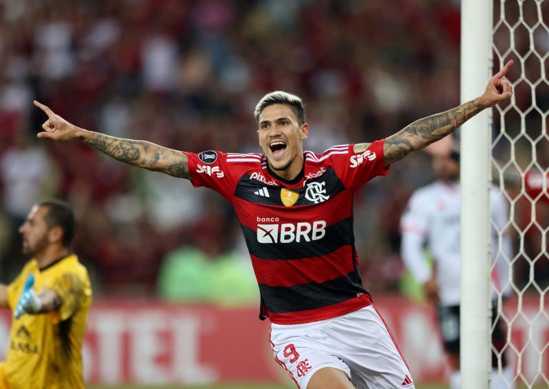 Pedro le anotó un doblete a Ñublense en la Copa Libertadores 2023. Crédito: Reuters