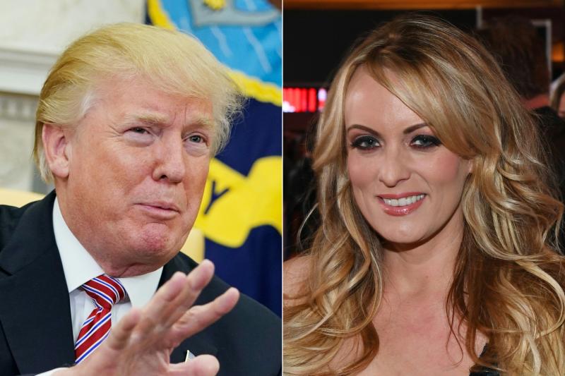 AFP - Donald Trump y Stormy Daniels