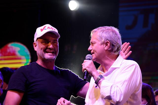 Agencia Uno - Campaña de José Antonio Kast en segunda vuelta presidencial junto a Javier Macaya.