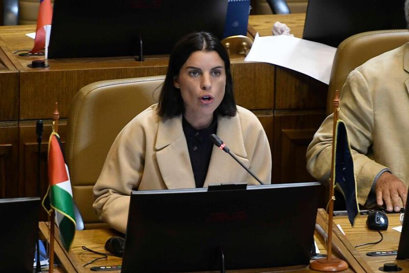 Maite Orsini recibió sanción económica en el Congreso. Crédito: Agencia Uno.