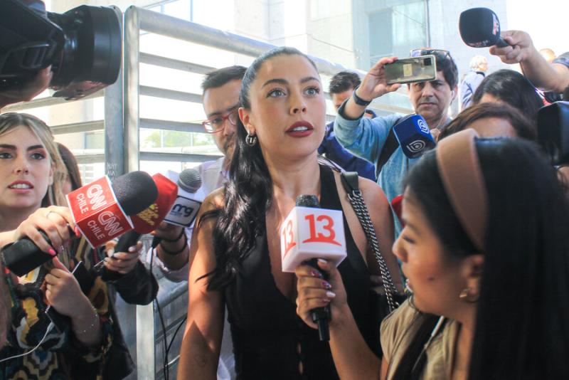 Daniela Aránguiz se descargó contra Maite Orsini. Crédito: Agencia Uno.