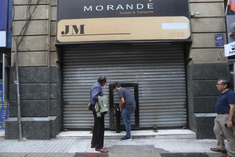 Agencia Uno - Roban en casa de cambio en Santiago centro