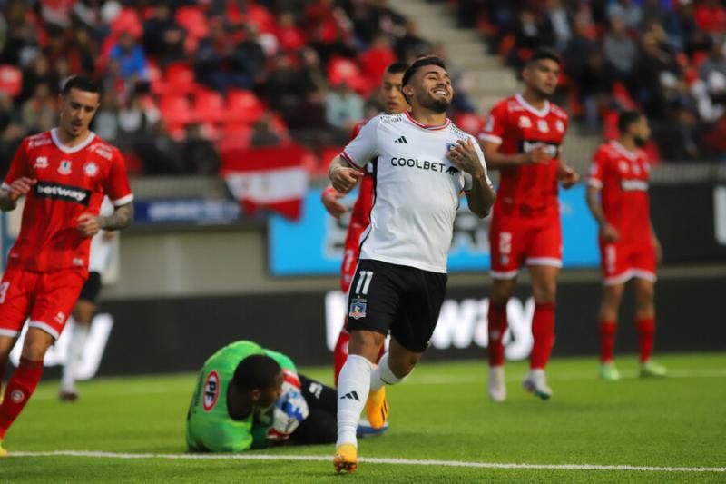 Marcos Bolados se lesionó y es duda para el duelo entre Colo Colo y Boca por la Copa Libertadores 2023. Crédito: Agencia Uno.
