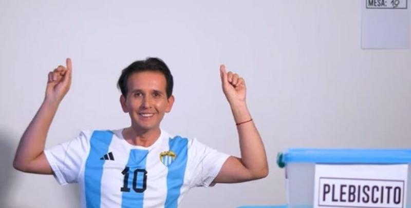 Evopoli utilizó la camiseta (falsa) de Magallanes en la Franja Electoral.