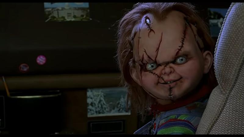 Ed Gale hizo el papel de Chucky en "La novia de Chucky" (1998). Imagen: Pantallazo.