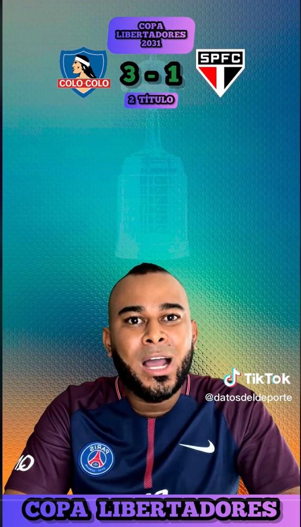 Colo Colo se quedaría con la Copa Libertadores en la temporada 2031. Imagen: Pantallazo.